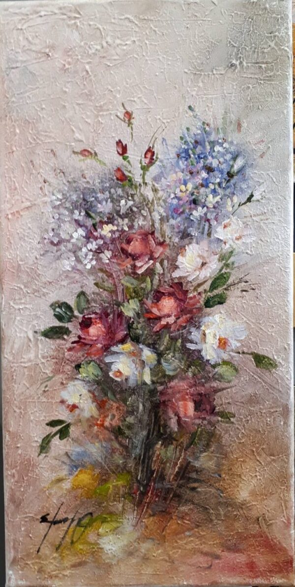 Μαρνέζου πίνακας ζωγραφικής με άνθη
