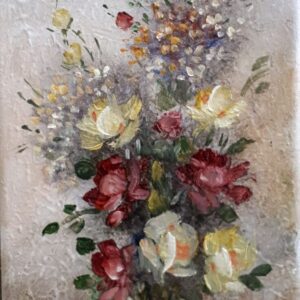 ζωγραφική με λουλούδια